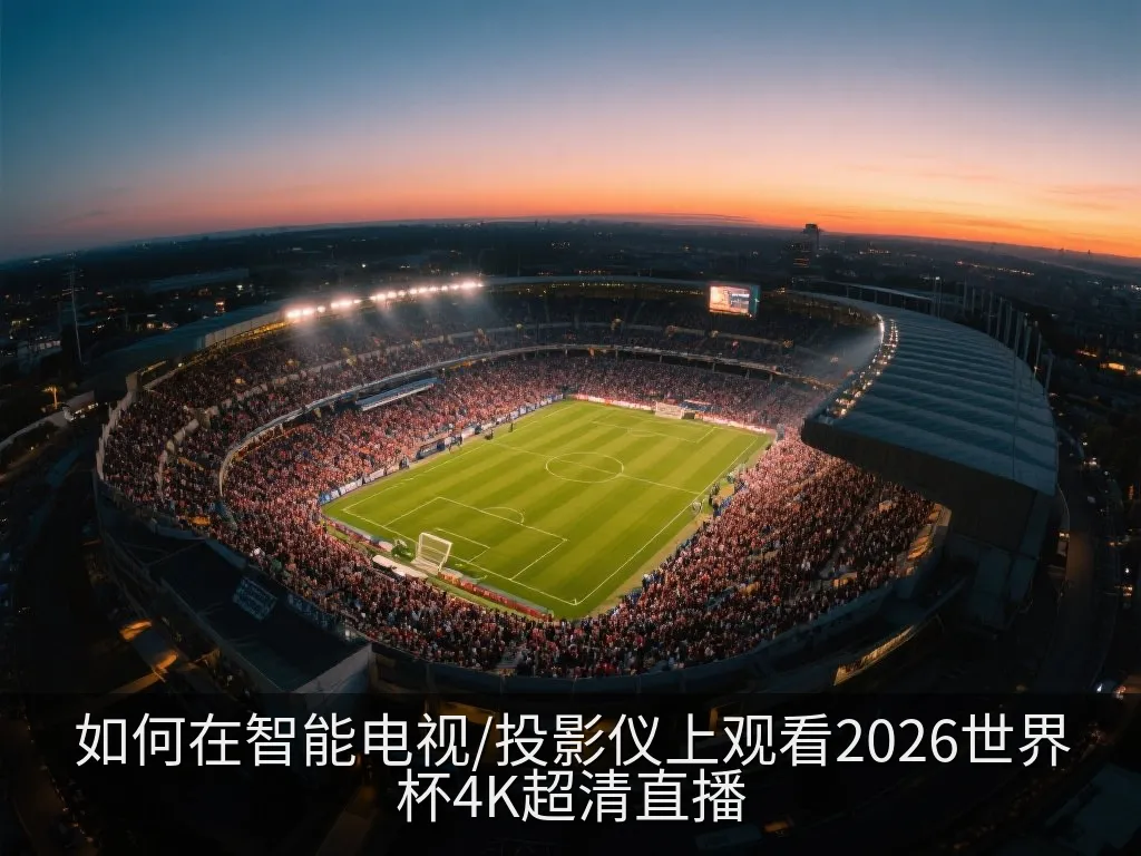 Minimalist home theater setup with a high-definition projector casting an abstract soccer game, no logos